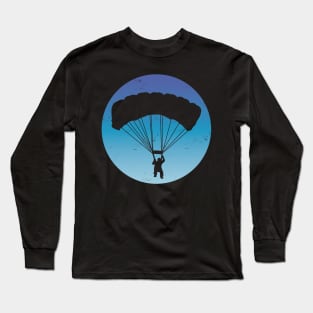 Skydiver Retro Funny Skydiving Vintage Long Sleeve T-Shirt